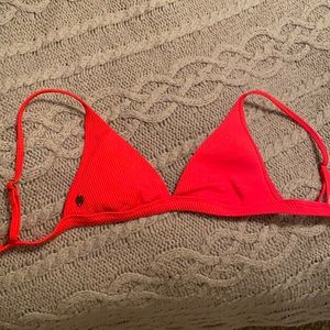 Billabong Vibrant Red Bikini Top